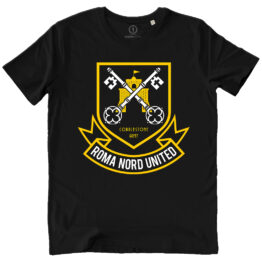 T-SHIRT UOMO - ROMA NORD UNITED nera