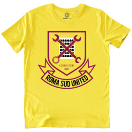 T-SHIRT UOMO - ROMA SUD UNITED GOLDEN gialla