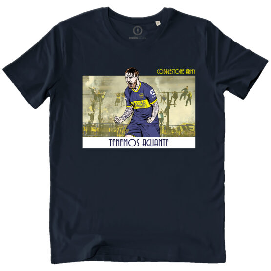 T-SHIRT UOMO NAVY - COBBLESTONE ARMY - TENEMOS AGUANTE