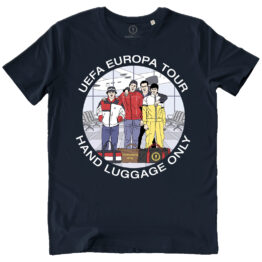 T-SHIRT UOMO - UEFA EUROPA TOUR navy