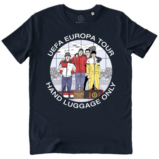 T-SHIRT UOMO NAVY - UEFA EUROPA TOUR