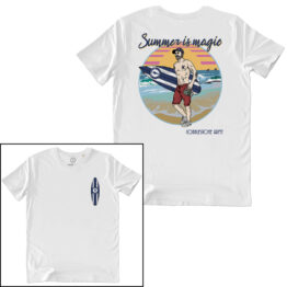 T-SHIRT - SUMMER IS MAGIC - BLUE bianca