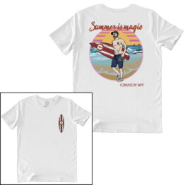 T-SHIRT - SUMMER IS MAGIC - RED bianca