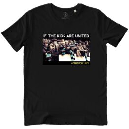 T-SHIRT UOMO - IF THE KIDS ARE UNITED nera