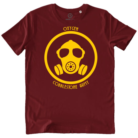 T-SHIRT UOMO - OXYGEN bordeaux