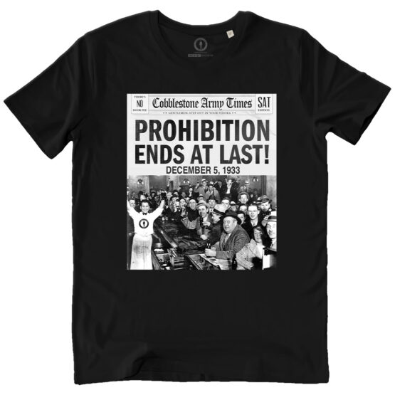 T-SHIRT UOMO - PROHIBITION ENDS nera