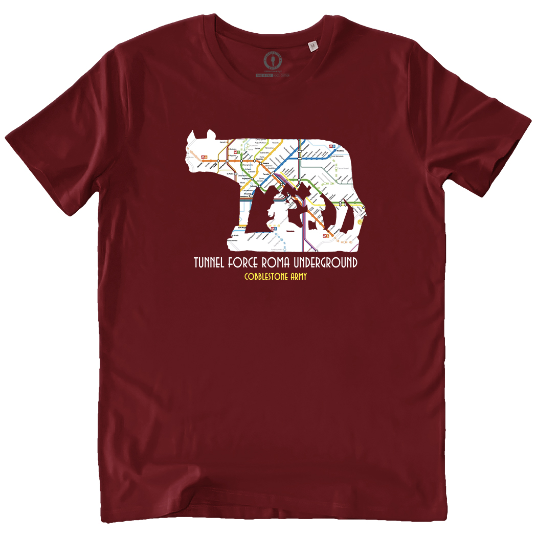 T-SHIRT UOMO - TUNNEL FORCE bordeaux