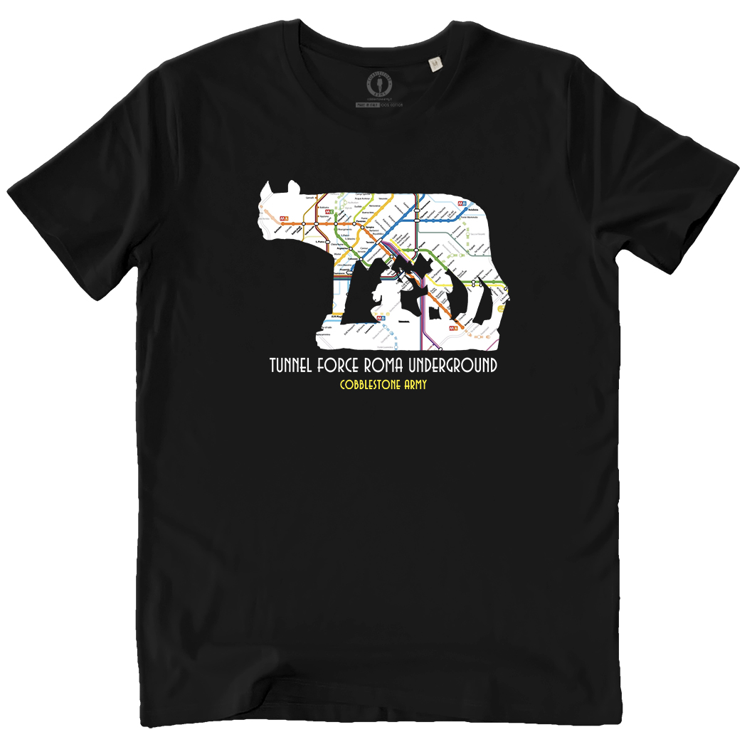 T-SHIRT UOMO - TUNNEL FORCE nera