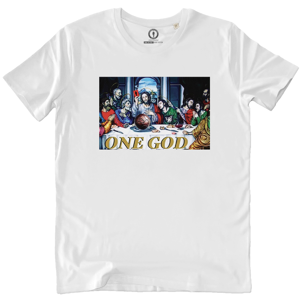 T-SHIRT UOMO - ONE GOD bianca