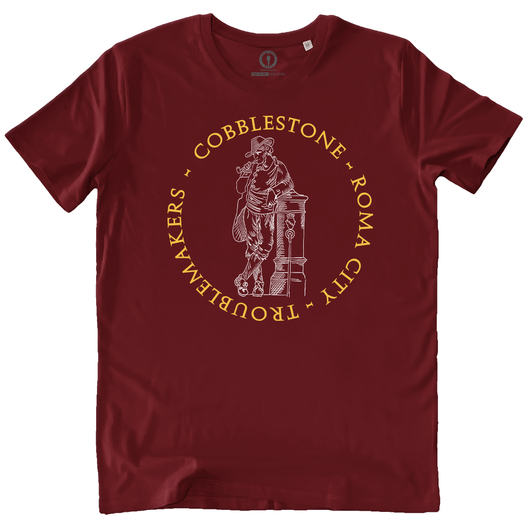 T-SHIRT UOMO - TROUBLEMAKERS bordeaux