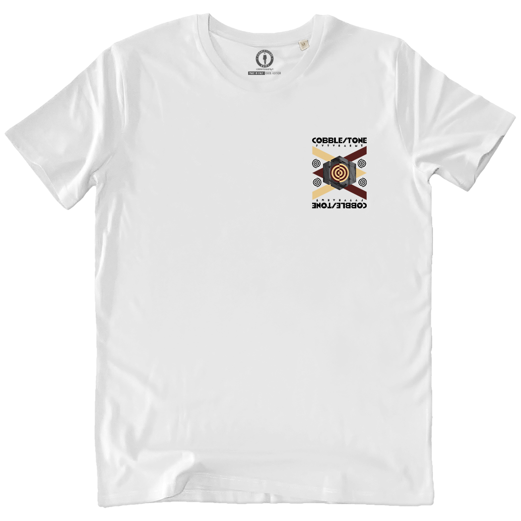 T-SHIRT UOMO - FUTURARMY COBBLE lato-cuore bianca