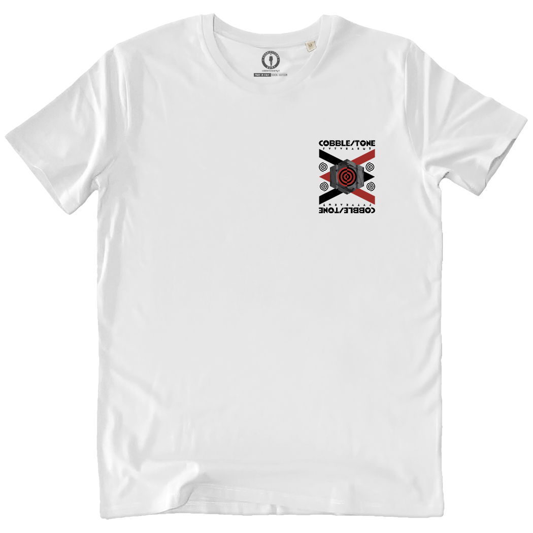 T-SHIRT UOMO - FUTURARMY CULT lato-cuore bianca