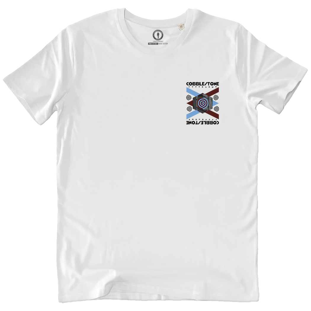 T-SHIRT UOMO - FUTURARMY STONE lato-cuore bianca